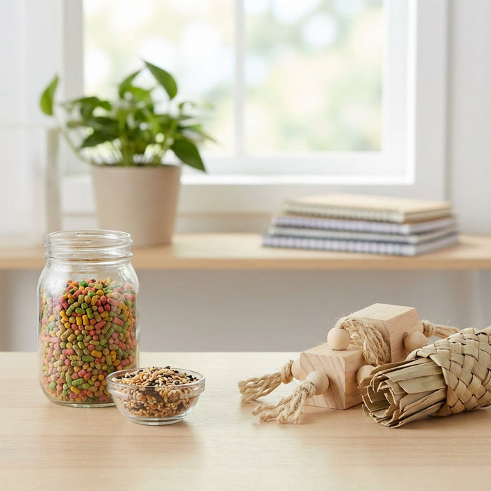 Illustration for Top Parrot Supply Brand Comparisons: Choosing the Best Nutrition and Toys for Your Bird