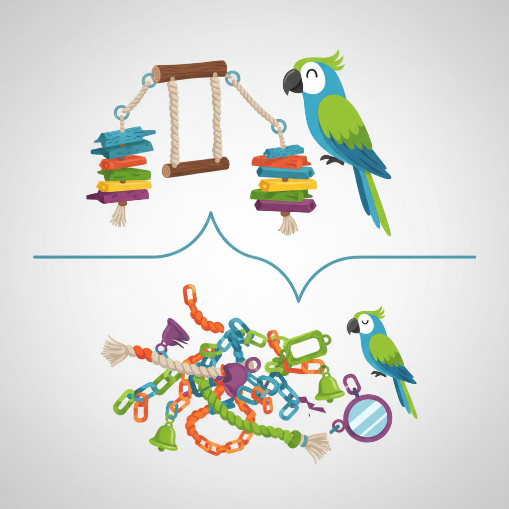 Illustration for PetSmart Bird Toys Versus Specialized Retailers: A Comprehensive Quality and Safety Review