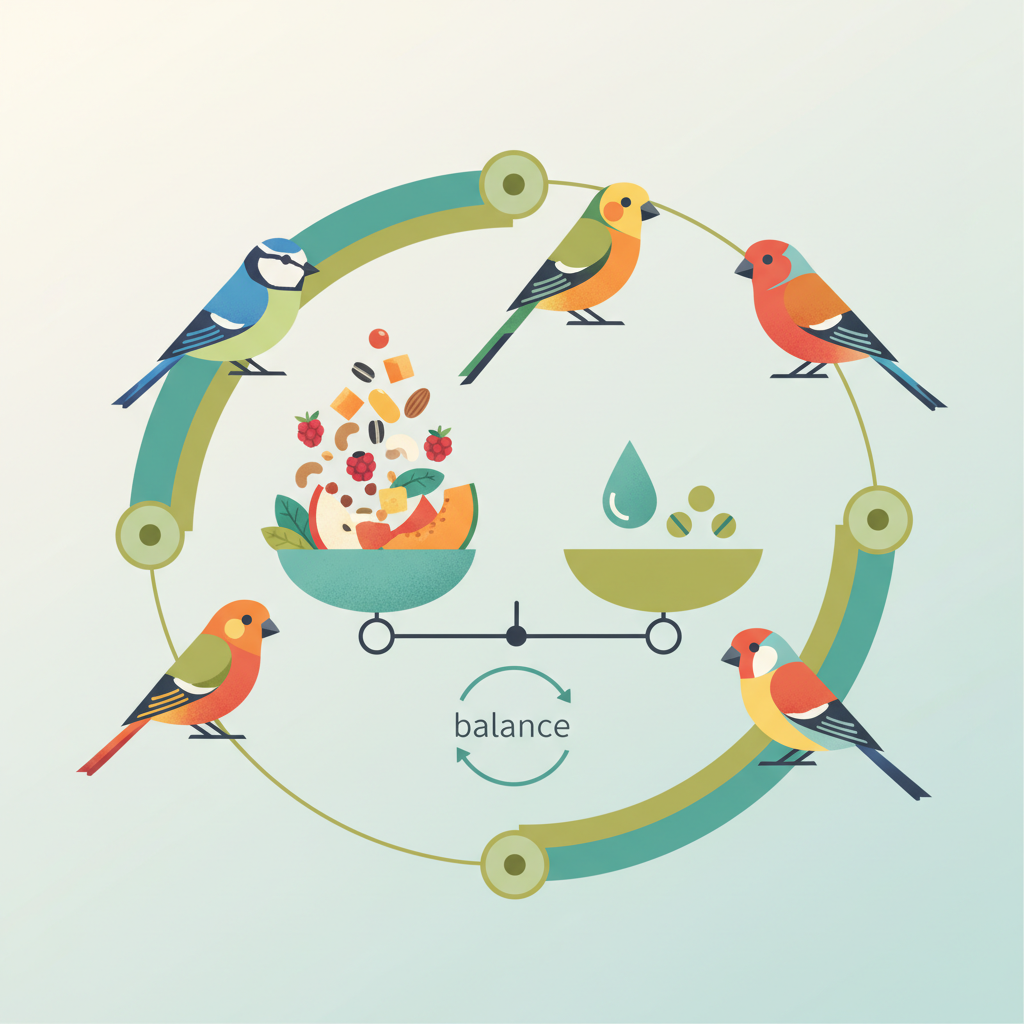 Illustration for Healthy Snacking Guide: Low-Calorie Treat Alternatives for Your Feathered Friends