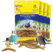 Birds LOVE Economy & Thin Special Spray Millet GMO-Free No Pesticides (No Stems Only Edible Tops) for Birds Cockatiel Lovebird Parakeet Finch Canary All Parrots Healthy Treat - 7oz