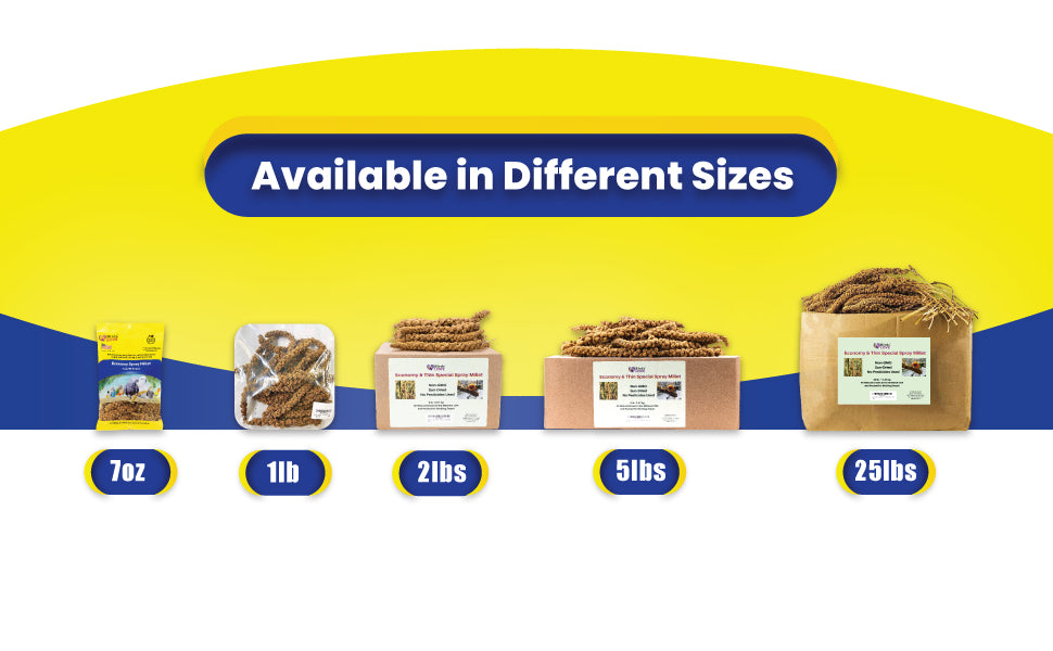 Birds LOVE Economy & Special Spray Millet info