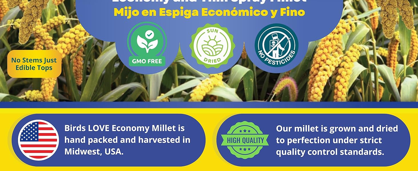 Birds LOVE Economy Special Spray Millet Info