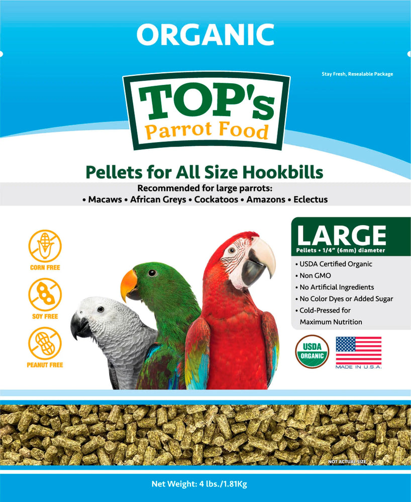 TOP'S OUTSTANDING BIRD PELLETS - 4LB