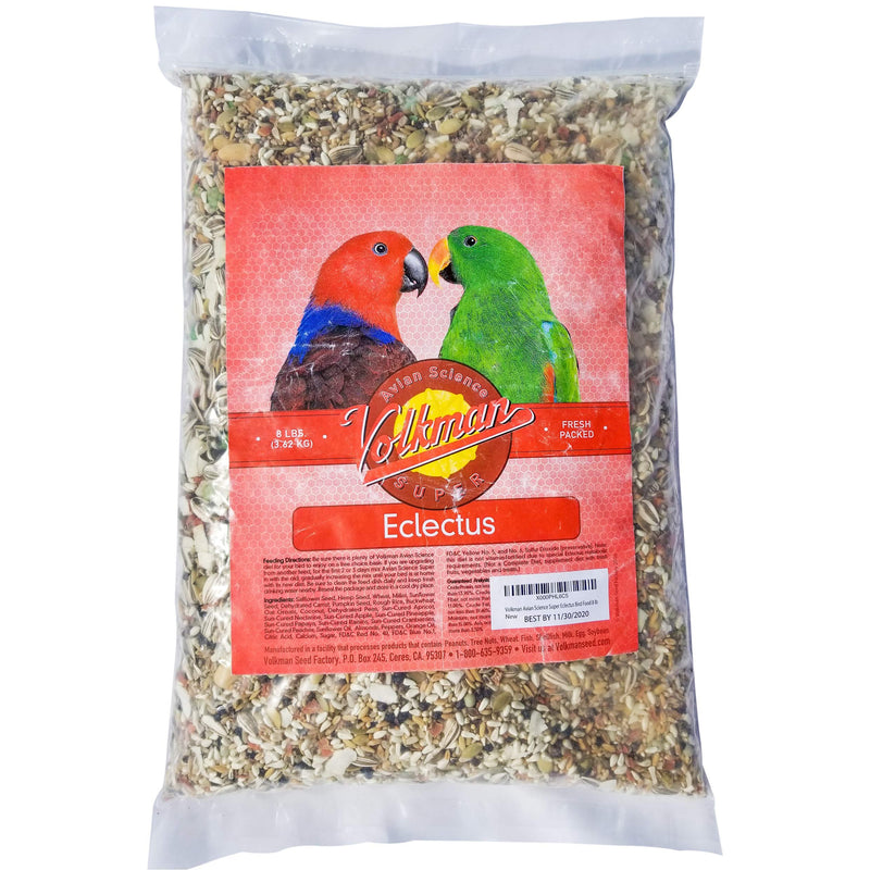 Volkman Avian Science Super Eclectus Bird Food 8lb