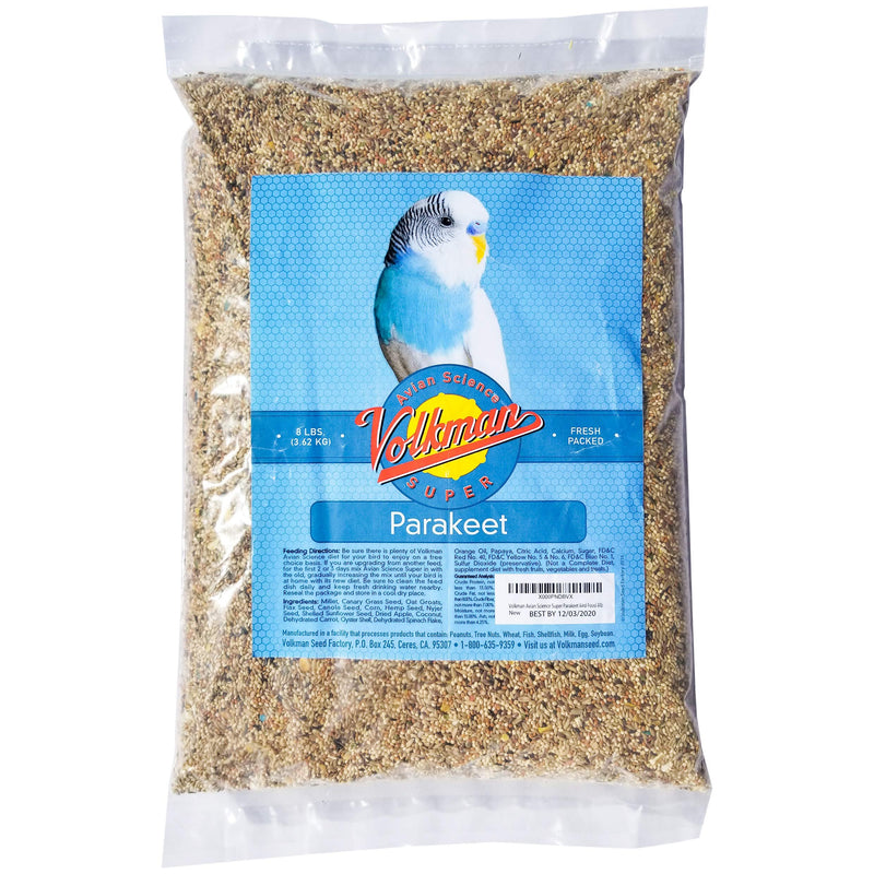 Volkman Avian Science Super Parakeet Bird Food