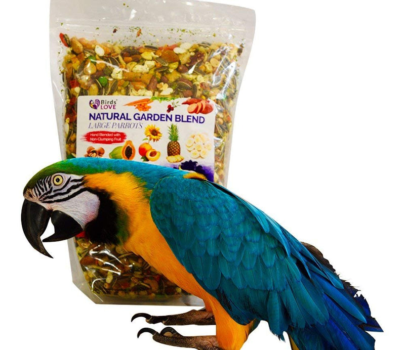 Birds LOVE All Natural Garden Blend Bird Food for Parrots 6lb