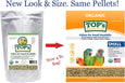 TOP's Parrot Food Bird Pellets for Small Hookbills - Non-GMO, Peanut Soy & Corn Free, USDA Organic Certified - 4 lb