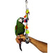 Birds LOVE 2 Bird Toys Acrylic Jewels Stainless Spoons Straight Bird Safe Chain Small and Medium Birds for Bird Cage (2 Pack)