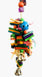 Birds LOVE Small Bird Toy Straws Wood Slats Balls Bells and Cotton Rope Lovebird Parakeet Cockatiel Budgie Green Cheek Conure, Sun Conure, Senegal