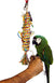 Birds LOVE Twisted Paper Tornado Bird Toy for Medium Birds: Amazons, Eclectus, Mini Macaws, Sun Conures – 3-PACK – 13" L x 2" W