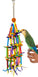 Birds LOVE Small Bird Toy Straws Wood Slats Nylon Rope Plastic Bell Lovebird Parakeet Cockatiel for Bird Cage