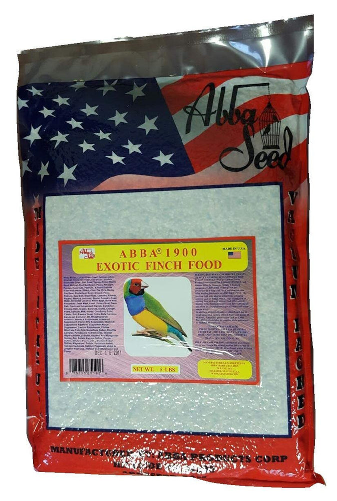 ABBA 1900 Bird Foods Exotic Finch Food - 5lbs