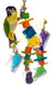Birds LOVE Bird Toy Sneaker Sisal Acrylic Dowel Wood Blocks Vine Ball for Caique, Sun Conure, Amazon Parrot, Mini Macaw, Small to Medium Bird Cage