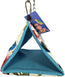 Birds LOVE Parrot Hut for Extra Small and Small Birds, Colorful Cloth Safe Relax and Sleep Option for Birds