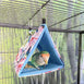 Birds LOVE Parrot Hut for Extra Small and Small Birds, Colorful Cloth Safe Relax and Sleep Option for Birds