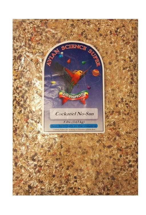 Volkman Avian Science Super Cockatiel No Sunflower Bird Food