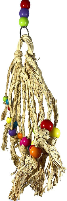Birds LOVE Parrot Dream Catcher, Cage or Playgym, Chewing, Biting and Hanging Bird Toy for Small to Medium Parrots