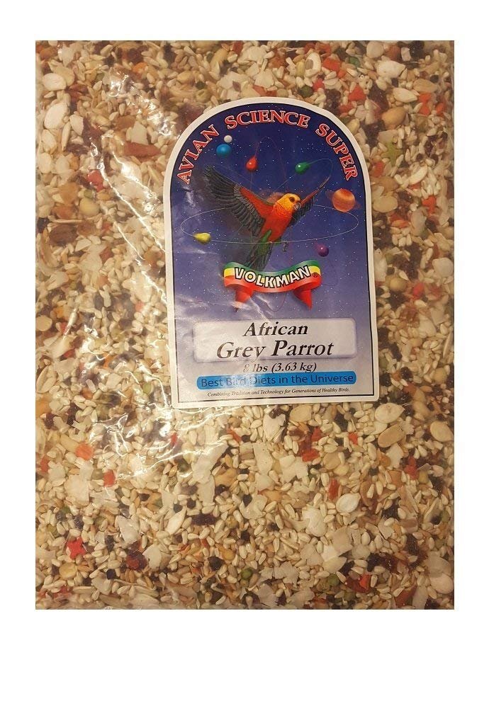 Volkman Avian Science Super African Grey Bird Food (8 Pound (Pack of 1))