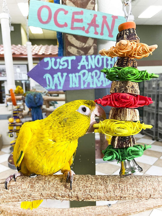 Birds LOVE Mahogany Wood Bird Toys