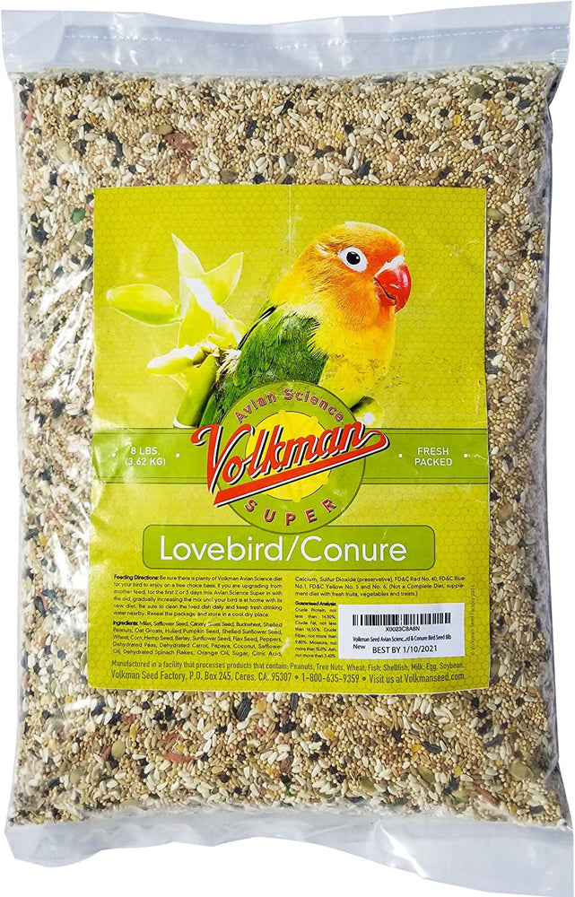 Volkman Seed Avian Science Lovebird & Conure Bird Seed (8 lb)