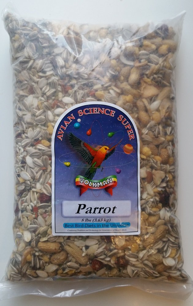 Volkman Avian Science Super Parrot Bird Food Seed Mix