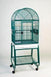 HQ 22x17 Dome Top Bird Cage and Rolling Stand w Shelf - Green